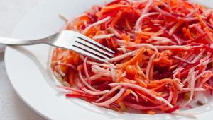 Salades pour le nettoyage de l'intestin et la perte de poids